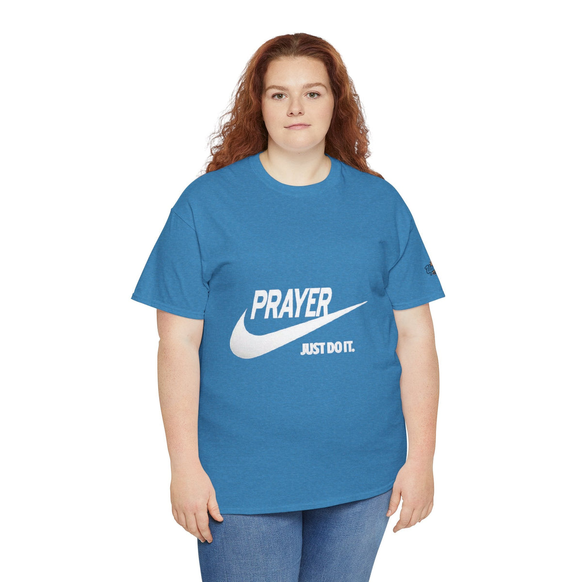 Prayer Just Do It T-shirt - Funny Christian Nike Parody T-shirt - Faith Gear Printify