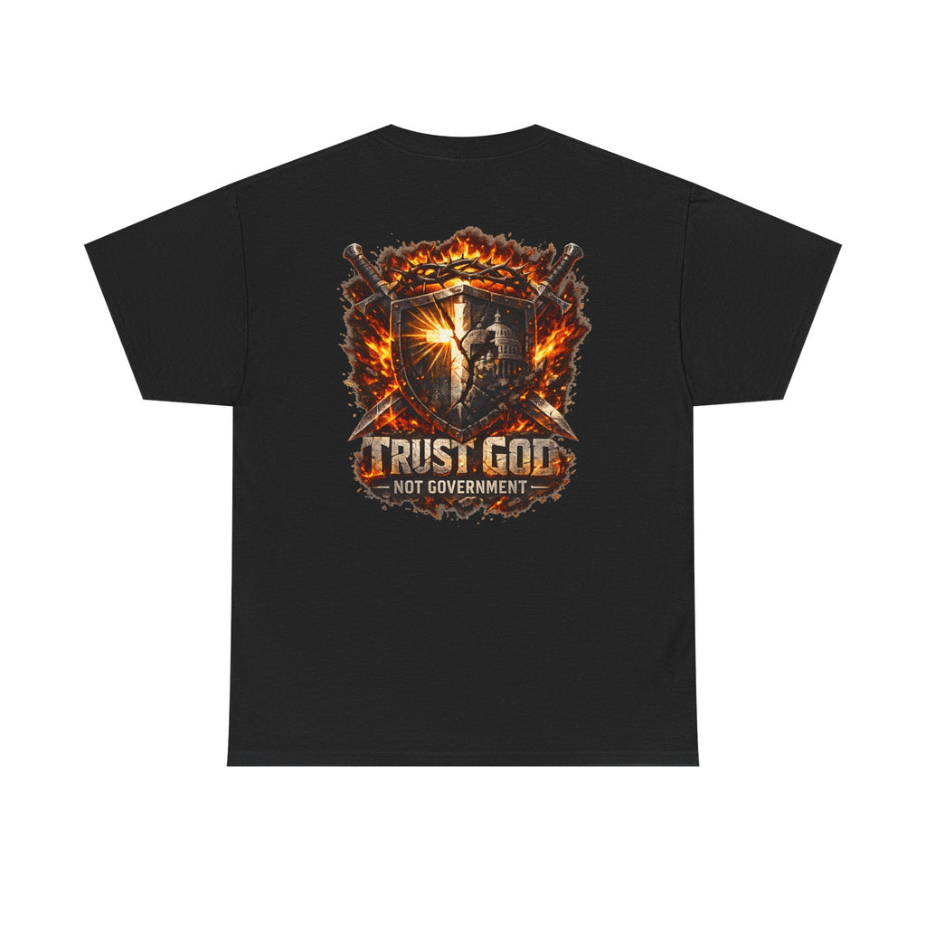 Faith & Freedom Tee — "Trust God Not Government" Patriotic Christian T-Shirt Printify