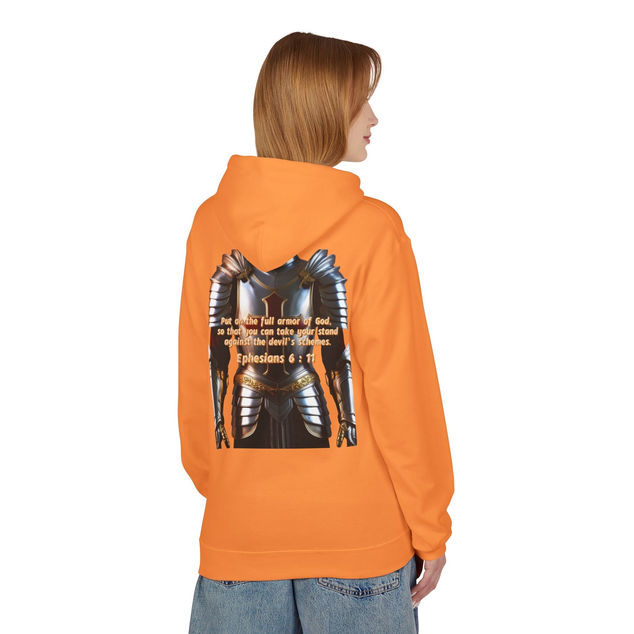 Hoodie - Ephesians 6:11 Bible Verse Religious Design Printify
