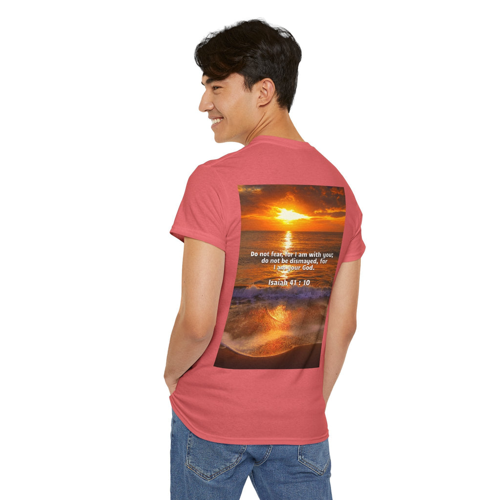 Bible Verse Unisex Tee -  Isaiah 41 : 10 Printify