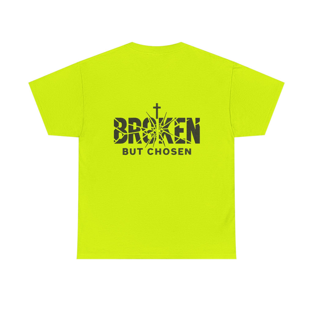 Broken But Chosen T-Shirt — Inspirational Faith Graphic Tee Printify