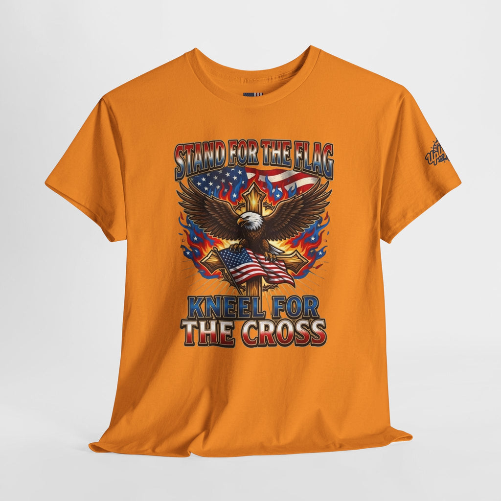 Stand for the Flag Kneel for the Cross T-shirt | Patriotic Eagle T-shirt Printify