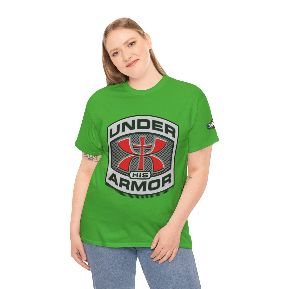 Under HIS Armor Christian T-Shirt — Faith-Inspired Under Armour Style Printify