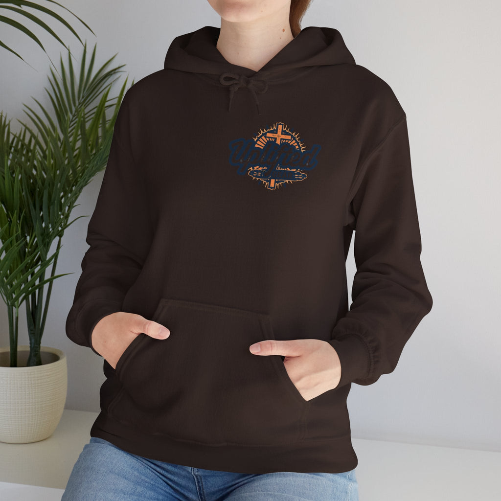 Jesus is King Hoodie – Bold Crown & Cross Christian Sweatshirt for Eternal Reign & Cozy Faith Printify