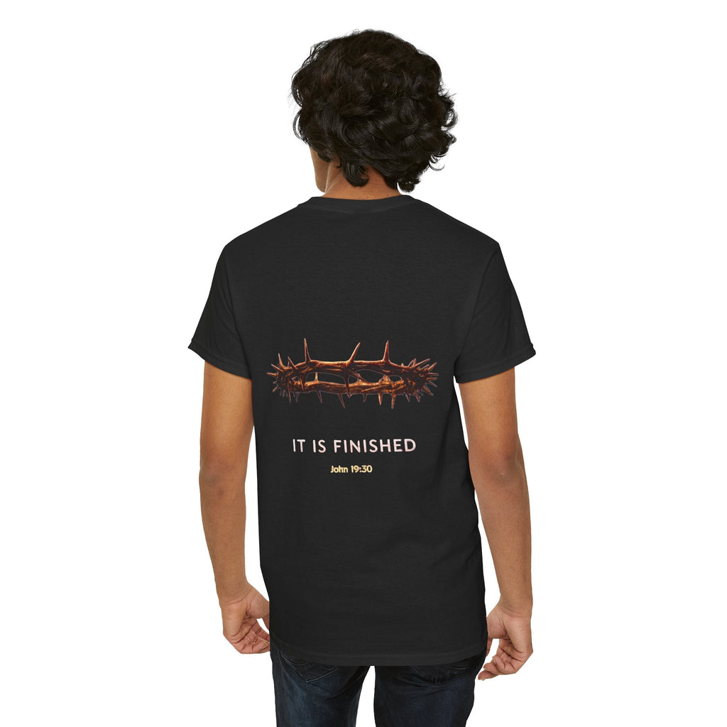 It Is Finished Crown of Thorns Tee — Christian John 19:30 Faith Shirt Printify