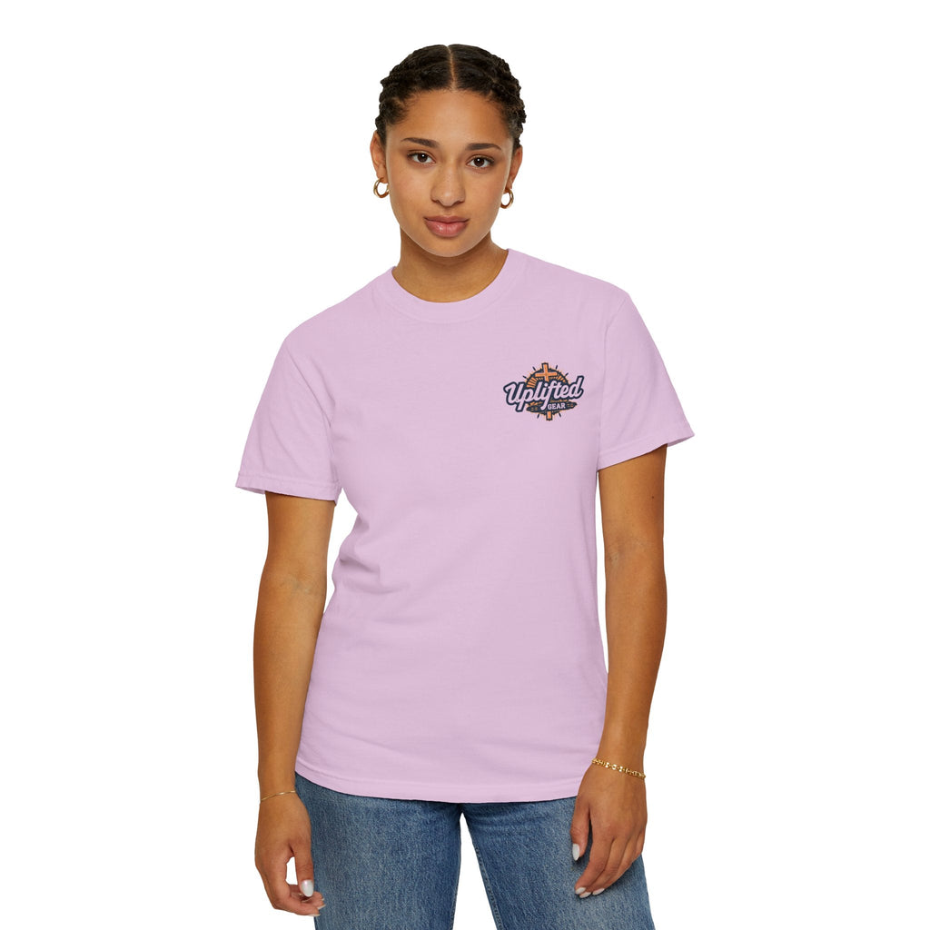 Bible Verse Unisex Garment-Dyed T-shirt - Isaiah 41 : 10 Printify
