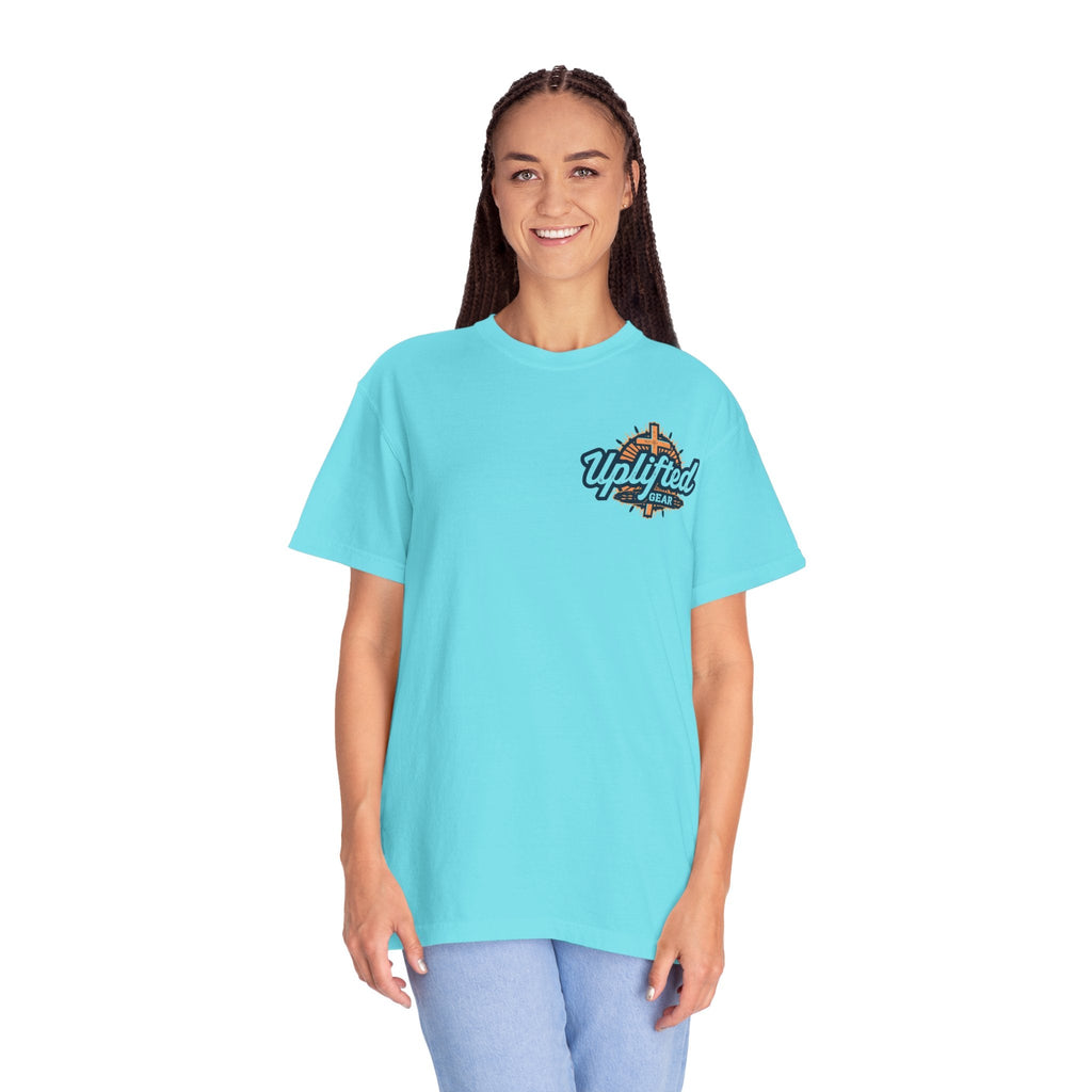 Jesus Saves Christmas T-shirt – Grinch vs Savior Light Battle Christian T-shirt for Hilarious Holiday Faith & True Joy Printify