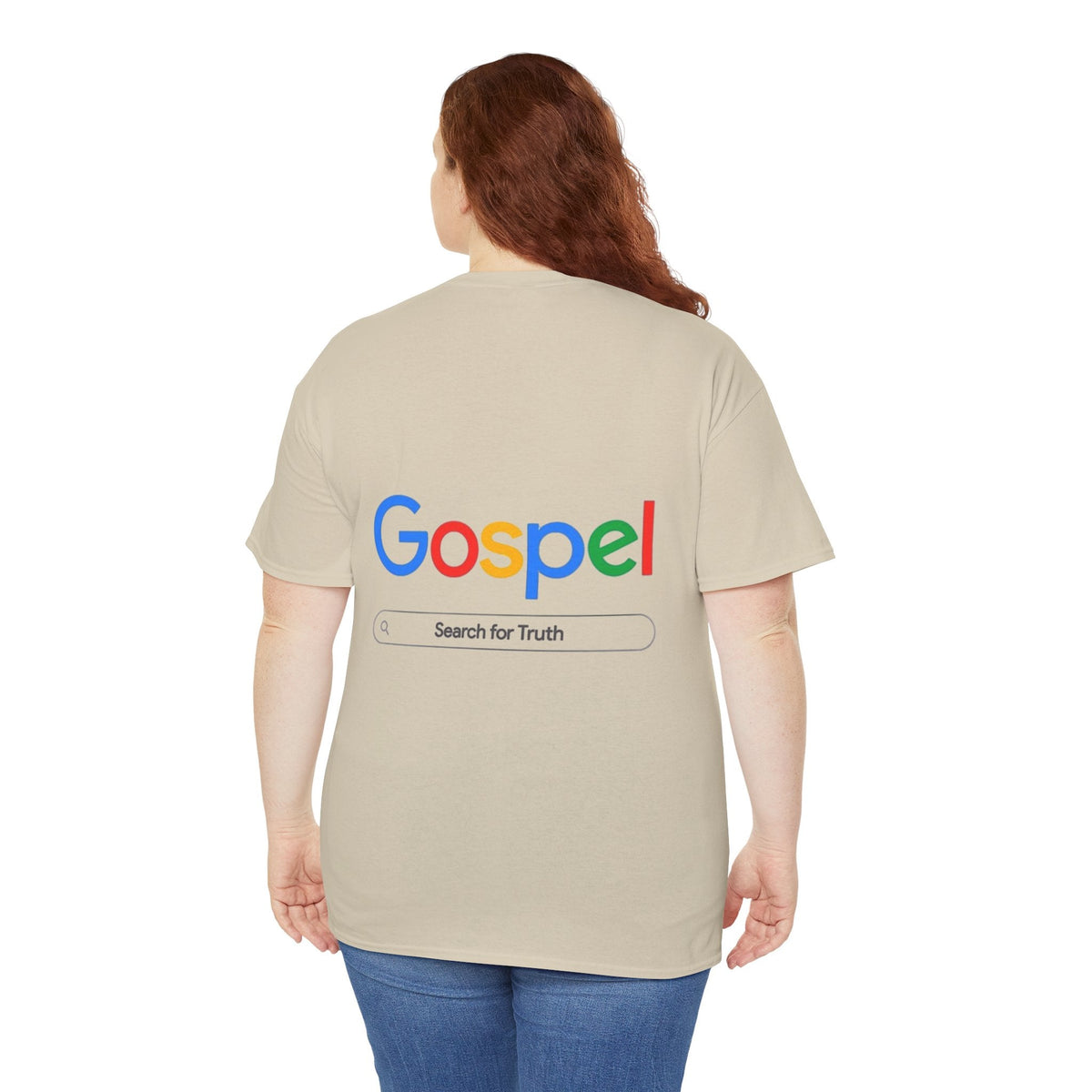 Gospel Graphic Tee — "Gospel" Colorful Logo Christian T-Shirt Printify