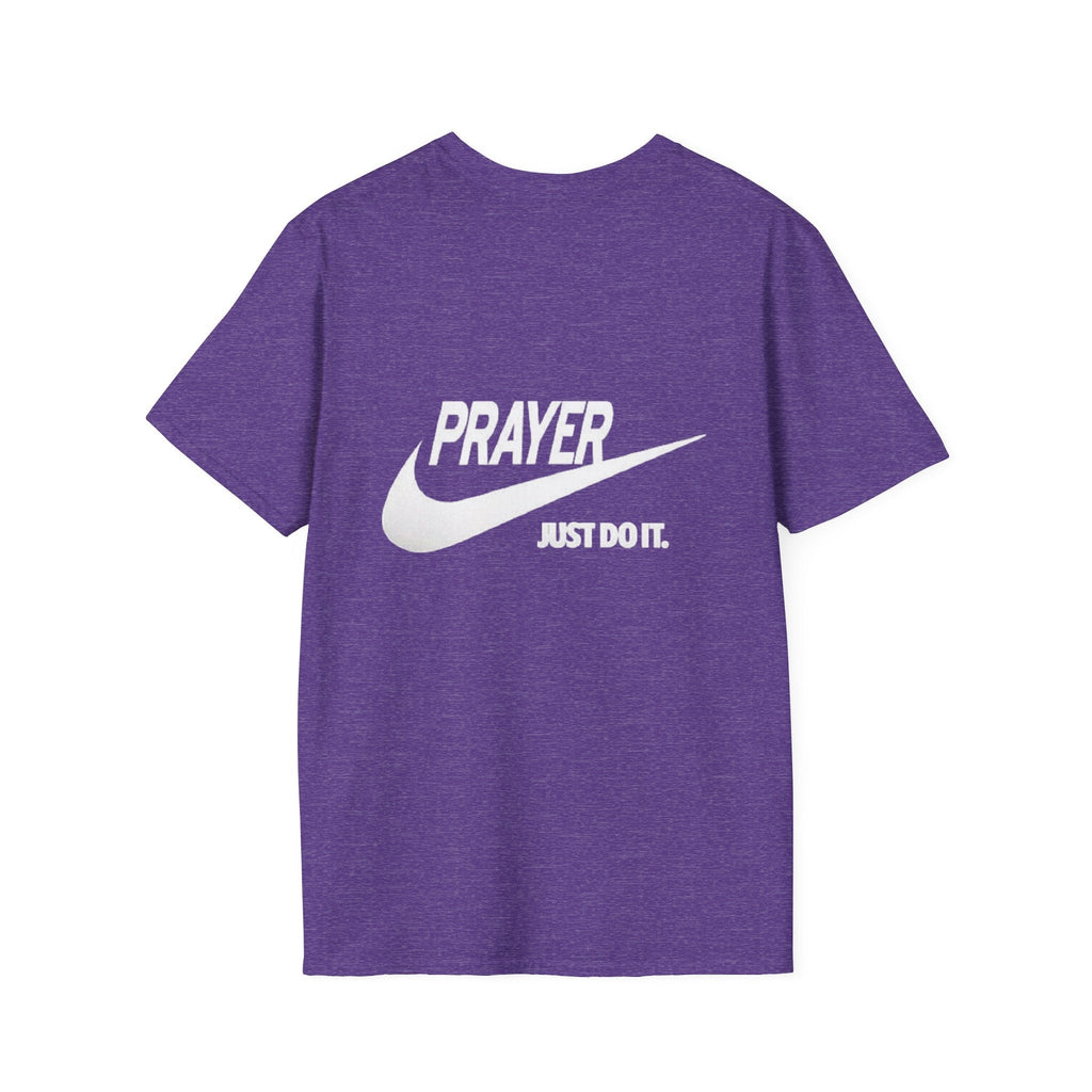 Prayer Just Do It T-shirt - Funny Christian Nike Parody T-shirt - Faith Gear Printify