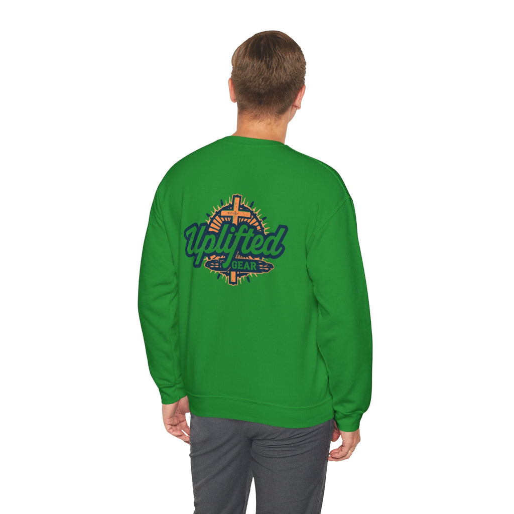 Uplifted Gear Christian Logo Sweatshirt Printify