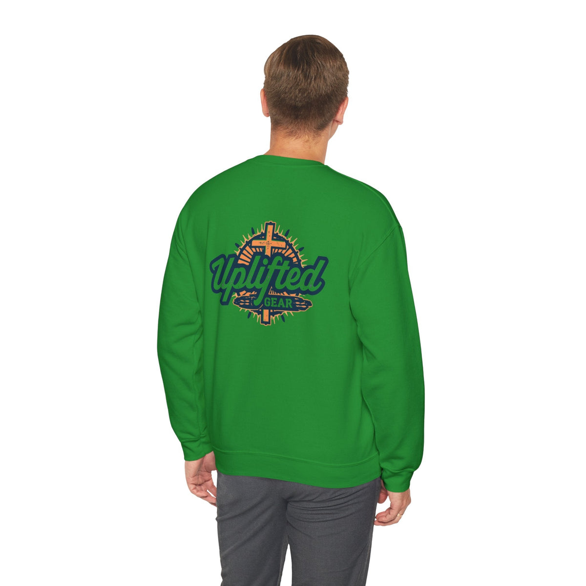 Uplifted Gear Christian Logo Sweatshirt Printify