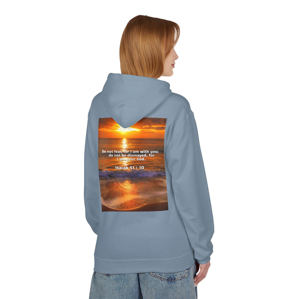 Hoodie - Isaiah 41:10 Bible Verse Religious Design Printify