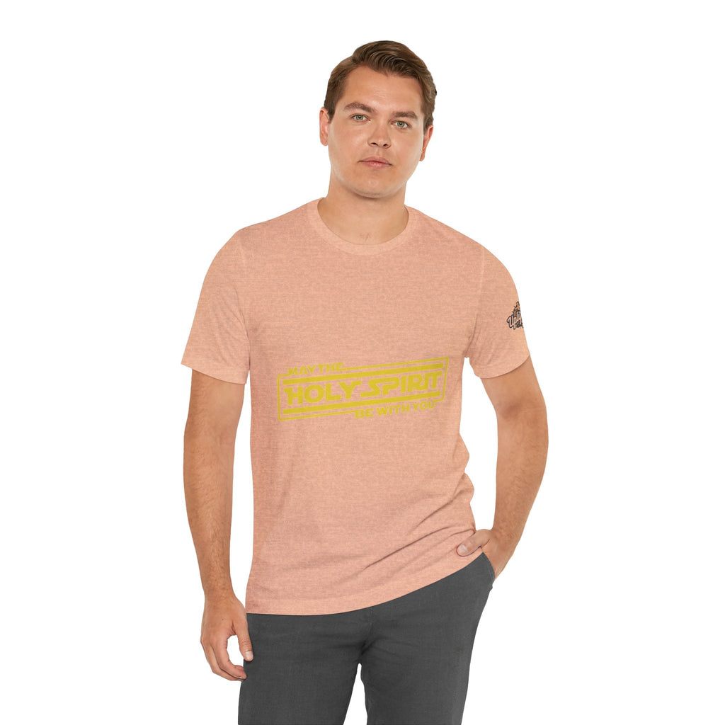 May the Holy Spirit Be With You T-shirt - Christian Star Wars Parody T-shirt Printify