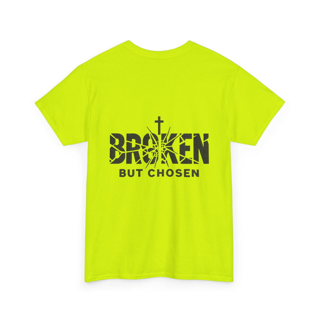Broken But Chosen T-Shirt — Inspirational Faith Graphic Tee Printify