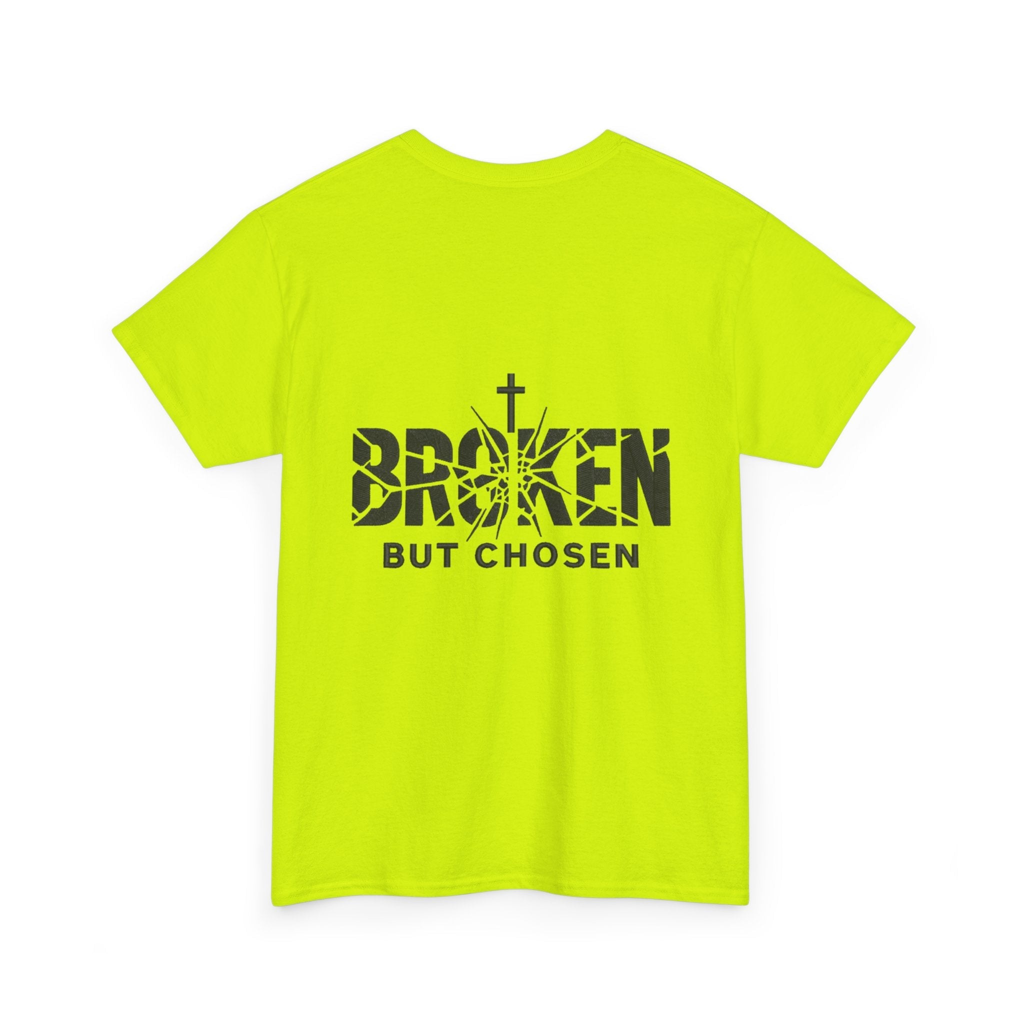 Broken But Chosen T-Shirt — Inspirational Faith Graphic Tee Printify