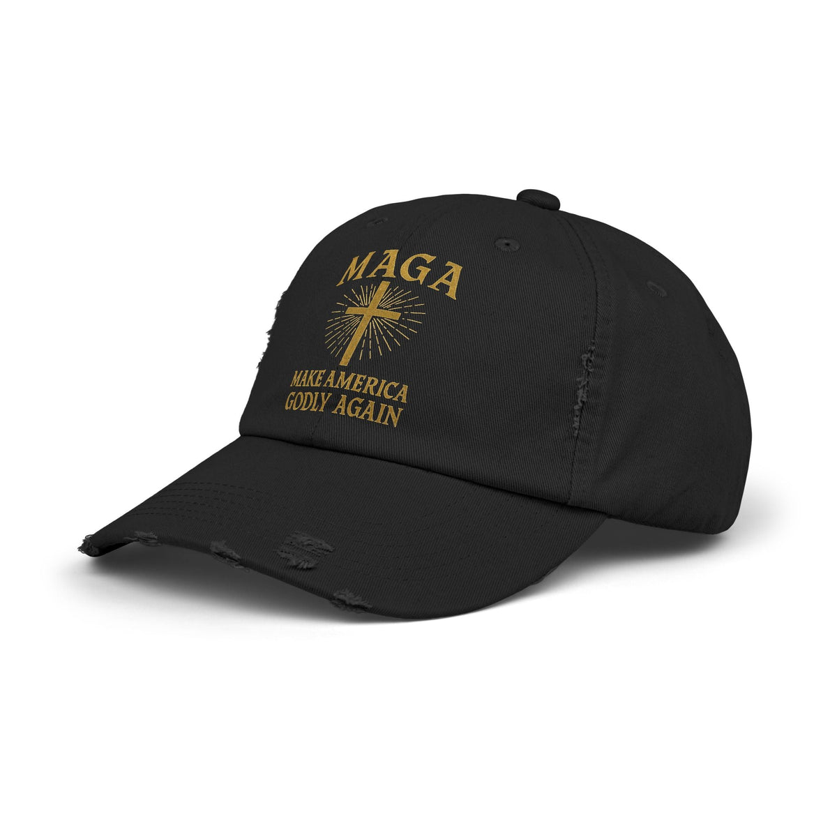 Make America Godly Again Hat – MAGA Christian Patriotic Embroidered Cap for Faith & Freedom Printify