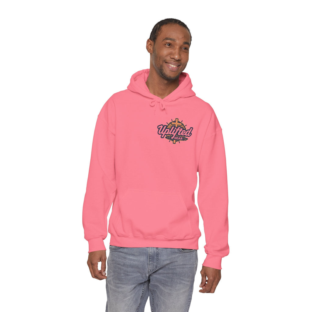 Unique Unicorn Hoodie – Rainbow Cross Psalm 139:14 Christian Hoodie for Wonderfully Made Printify