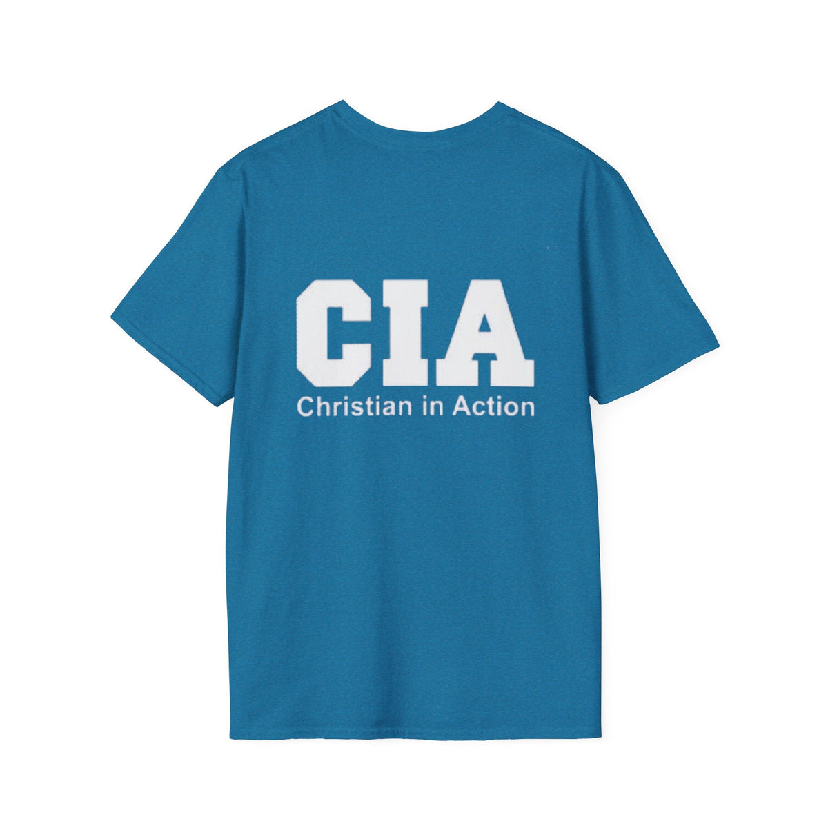 CIA Christian in Action T-shirt - Funny Faith Parody T-shirt - Mission Ready Apparel Printify