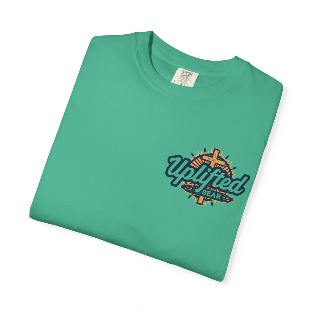 Jesus Ichthys T-shirt – Christian Fish Symbol with Cross & Jesus Inscription T-shirt for Eternal Faith & Streetwear Printify