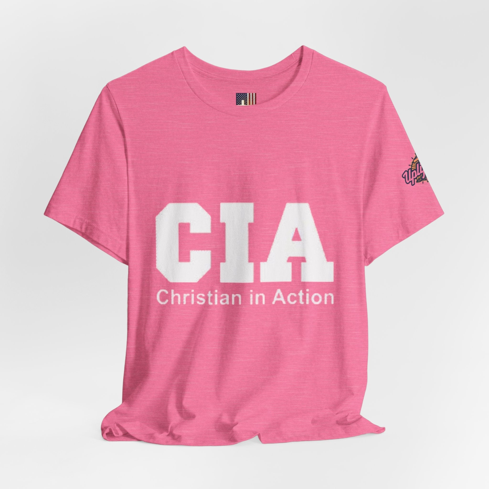 CIA Christian in Action T-shirt - Funny Faith Parody T-shirt - Mission Ready Apparel Printify