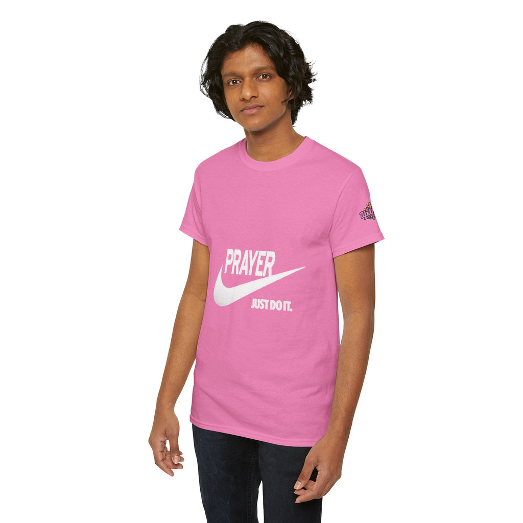 Prayer Just Do It T-shirt - Funny Christian Nike Parody T-shirt - Faith Gear Printify