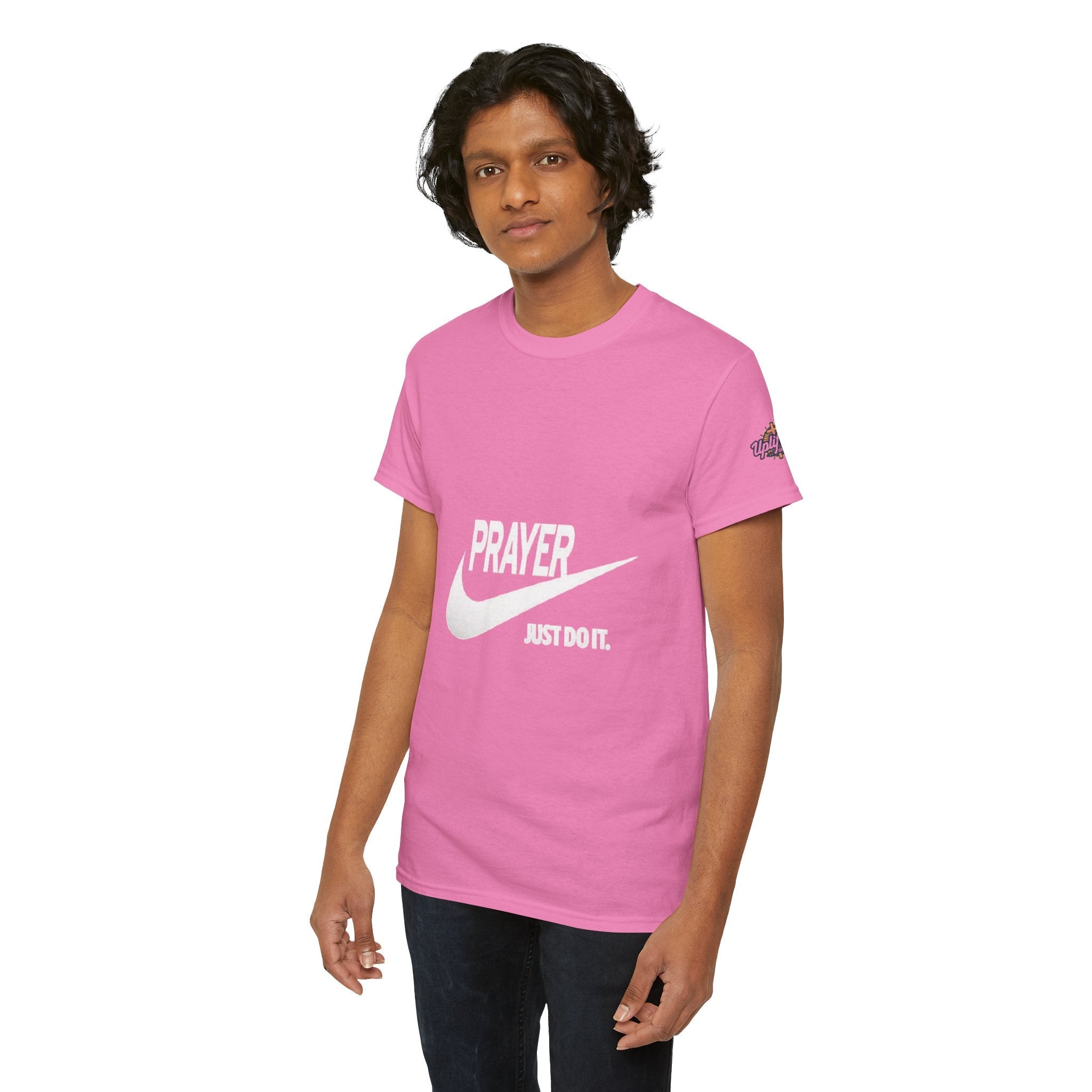 Prayer Just Do It T-shirt - Funny Christian Nike Parody T-shirt - Faith Gear Printify