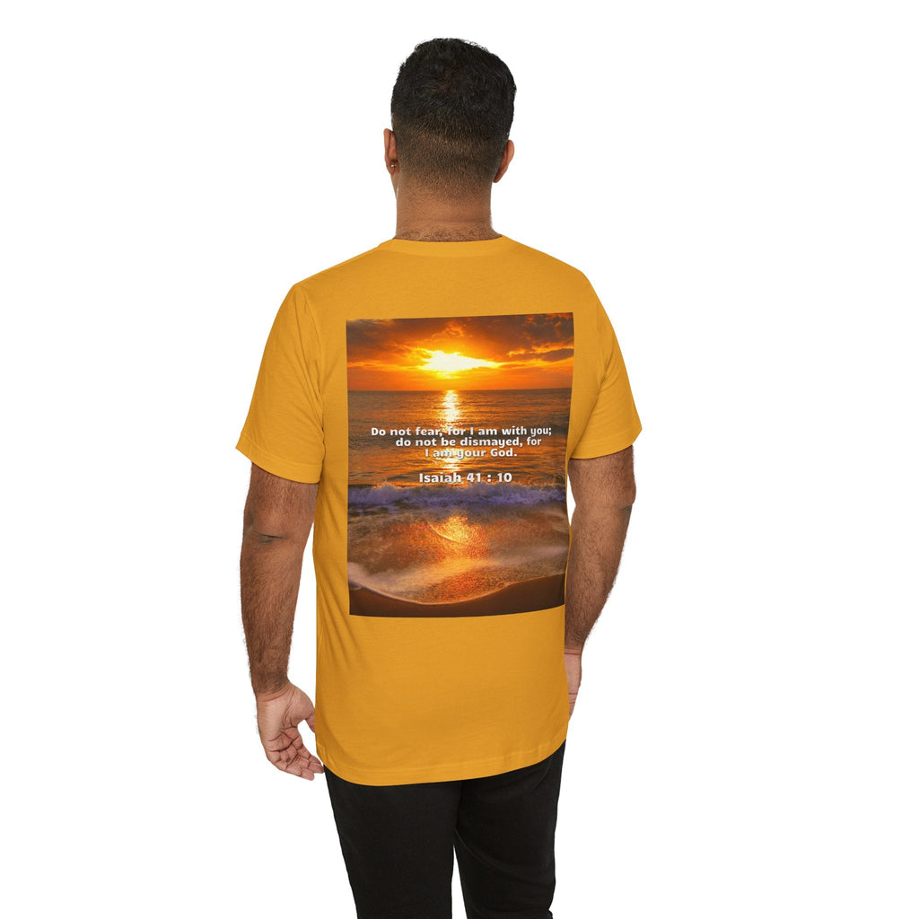 Bible Verse Unisex - Isaiah 41 : 10 Jersey Short Sleeve Tee Printify