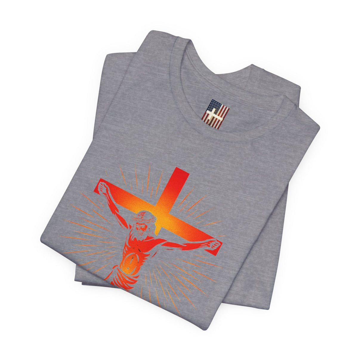 Unashamed T-shirt – Romans 1:16 Crucifixion Christian t-shirt for Bold Unwavering Faith Printify