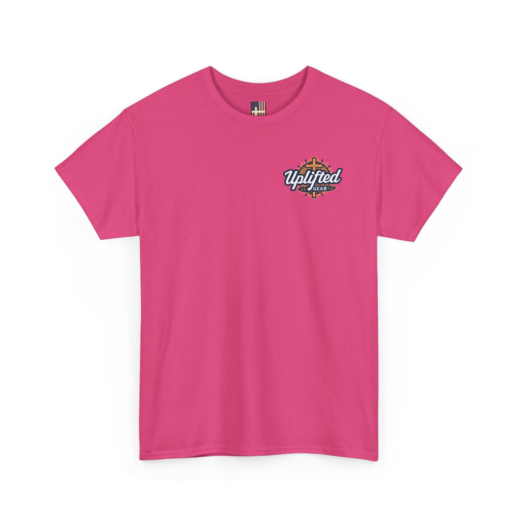God's Gym T-Shirt — "Let Him Lift Your Weights" Christian Fitness Tee Printify