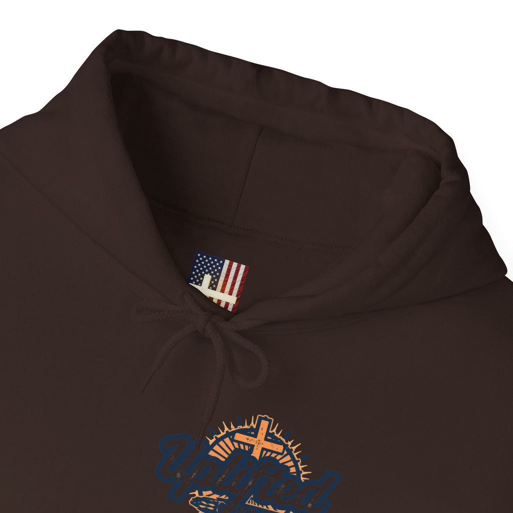 Jesus is King Hoodie – Bold Crown & Cross Christian Sweatshirt for Eternal Reign & Cozy Faith Printify