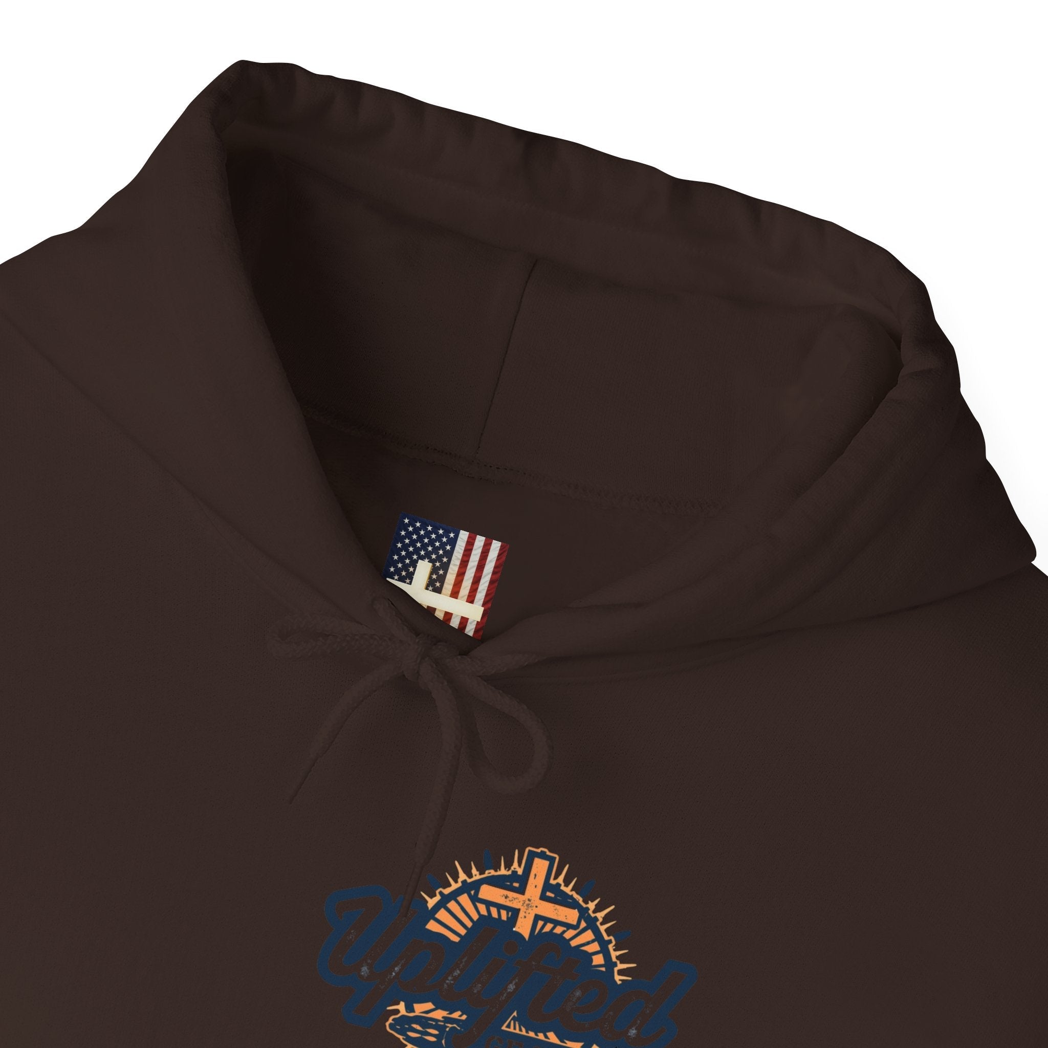 Jesus is King Hoodie – Bold Crown & Cross Christian Sweatshirt for Eternal Reign & Cozy Faith Printify