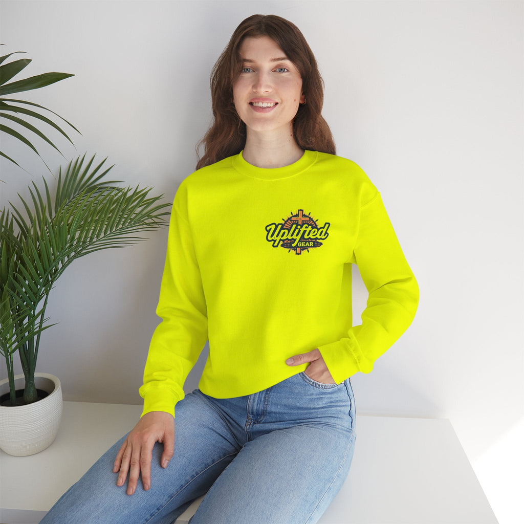 Abide Sweatshirt – Vine Wrapped John 15:5 Christian Sweatshirt for Cozy Devotion Printify