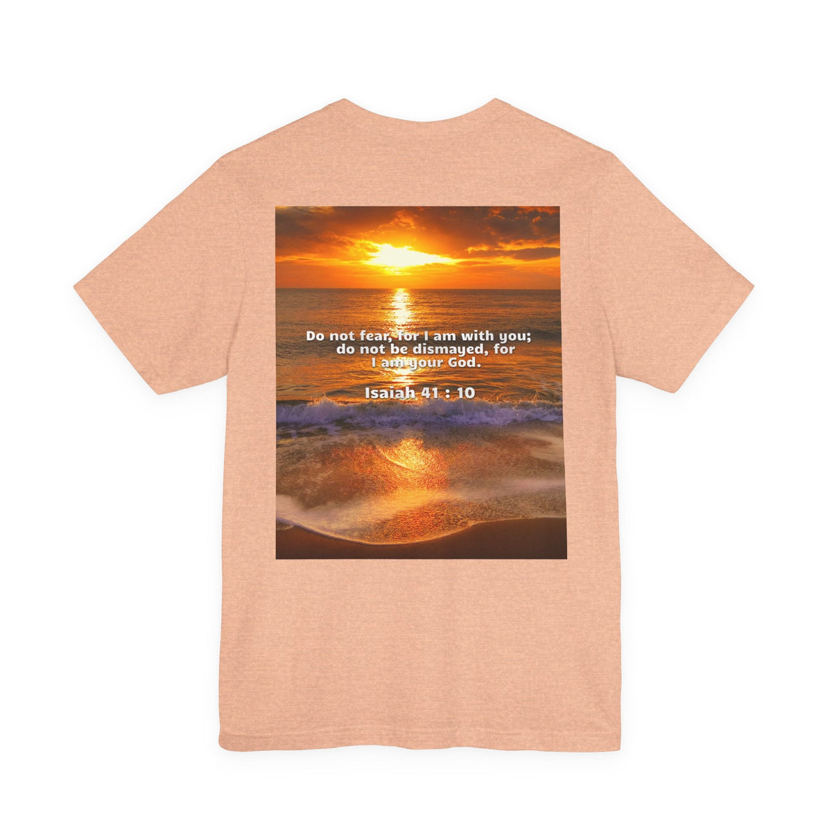 Bible Verse Unisex - Isaiah 41 : 10 Jersey Short Sleeve Tee Printify