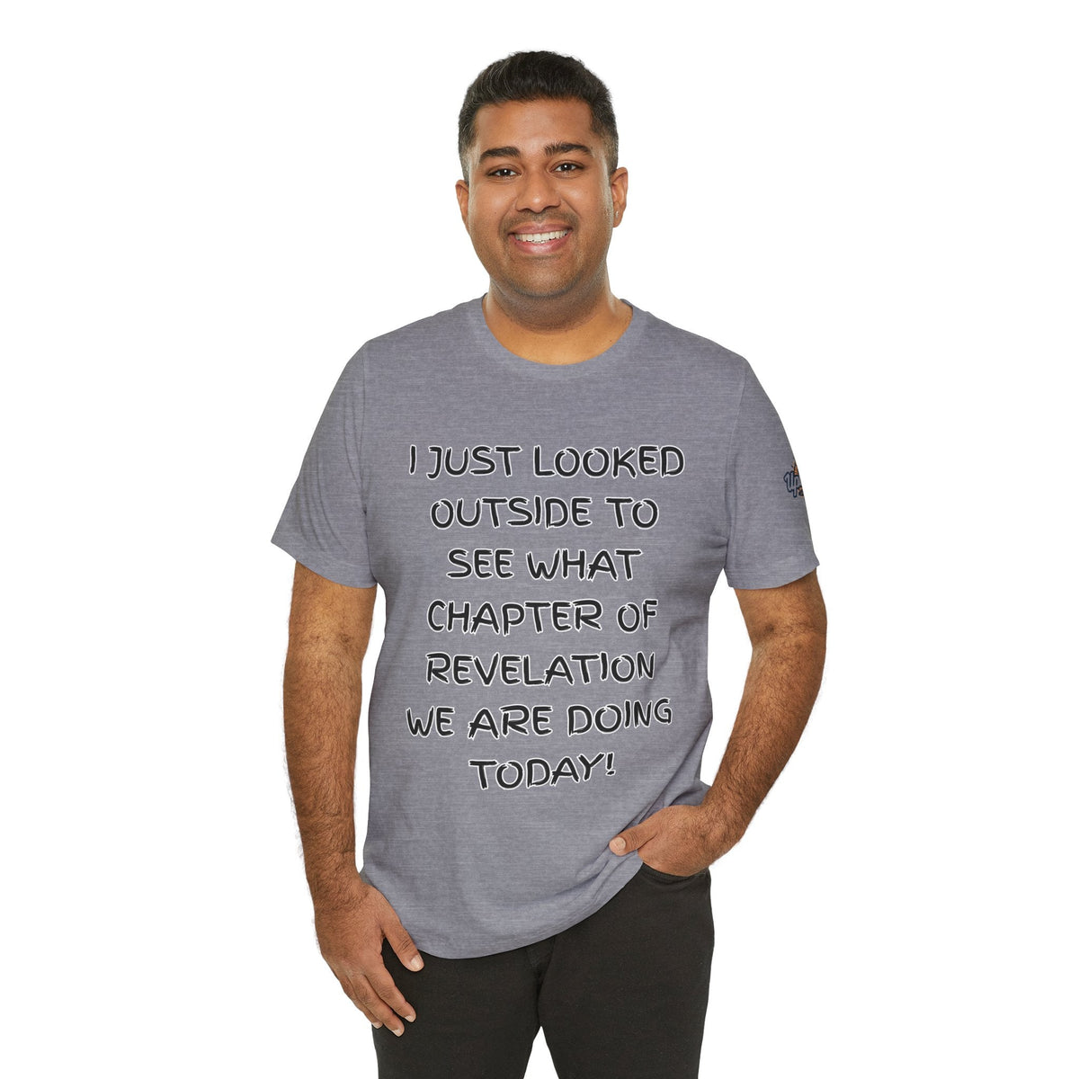 What Chapter of Revelation T-shirt – I Looked Outside My Window Christian T-shirt for End Times Humor & Faith Printify