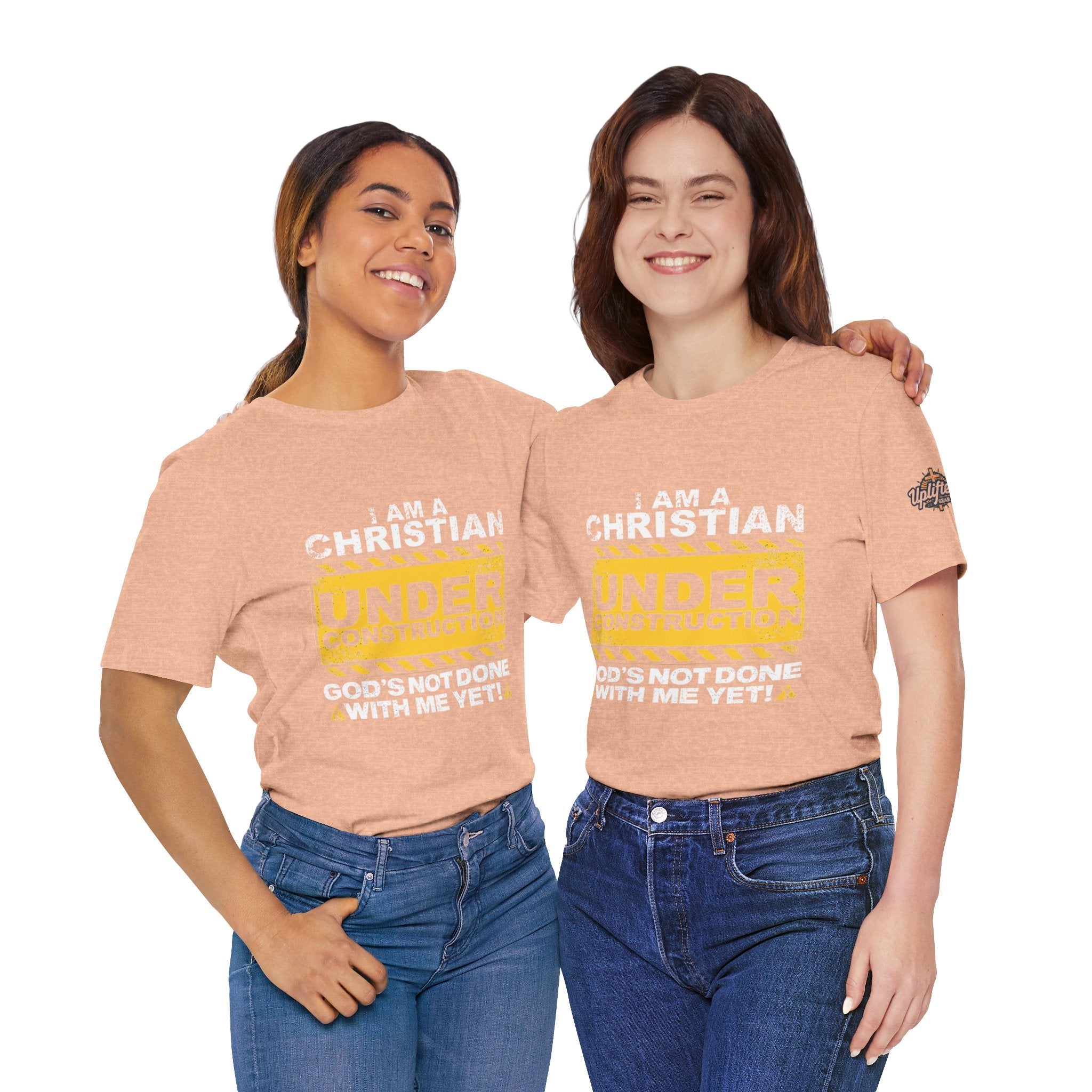 Christian Under Construction T-shirt | God Is Not Done With Me Yet T-shirt Printify