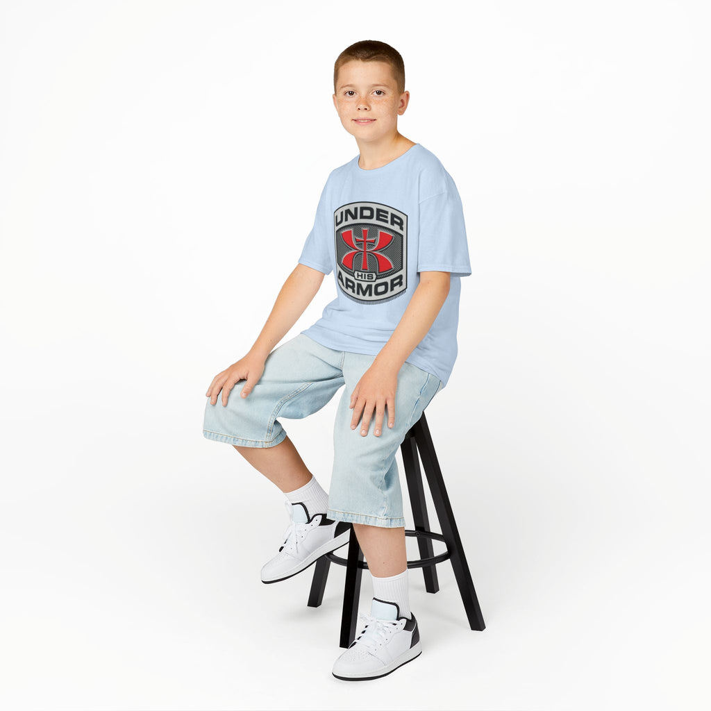 Under HIS Armor Christian T-Shirt — Faith-Inspired Under Armour Style Printify
