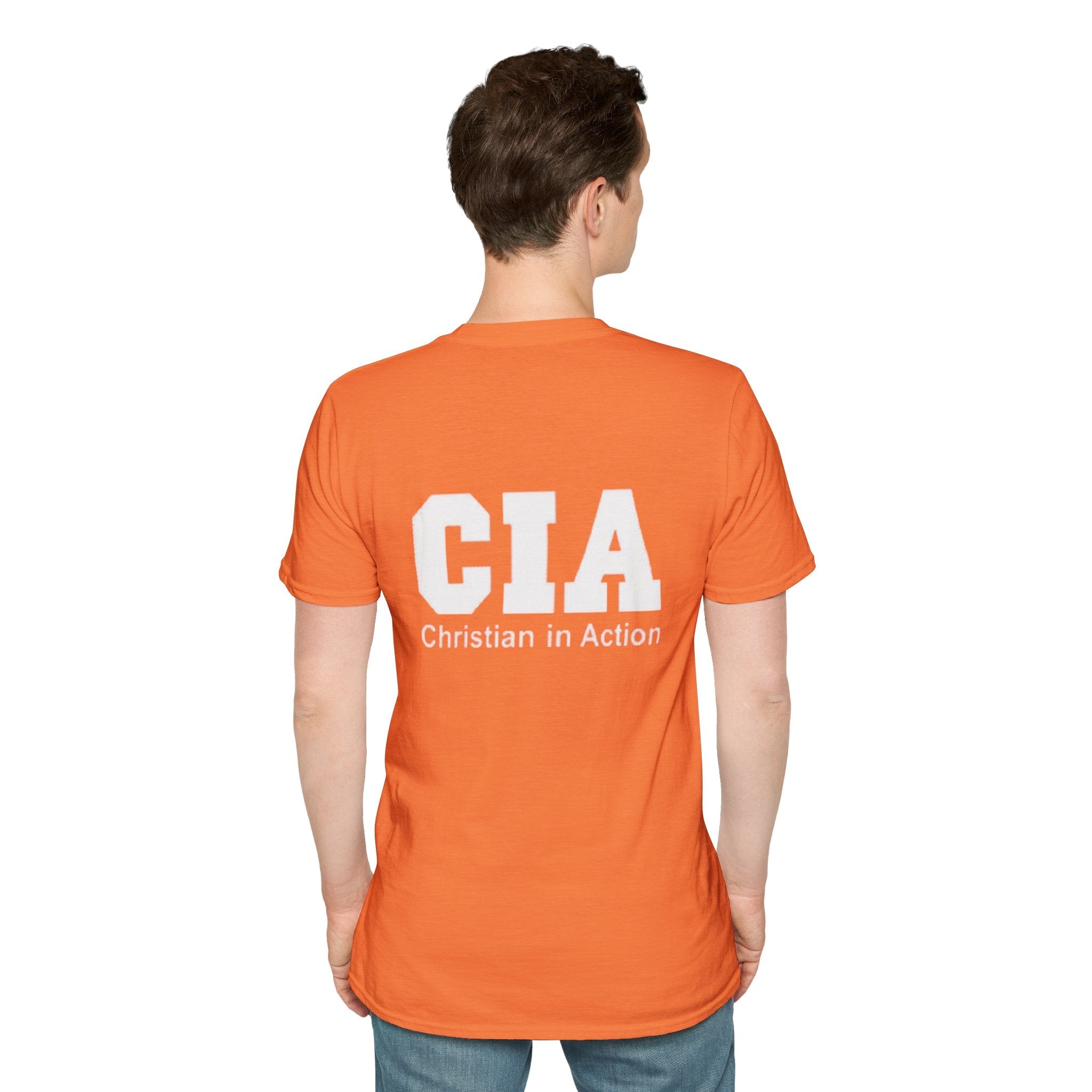 CIA Christian in Action T-shirt - Funny Faith Parody T-shirt - Mission Ready Apparel Printify