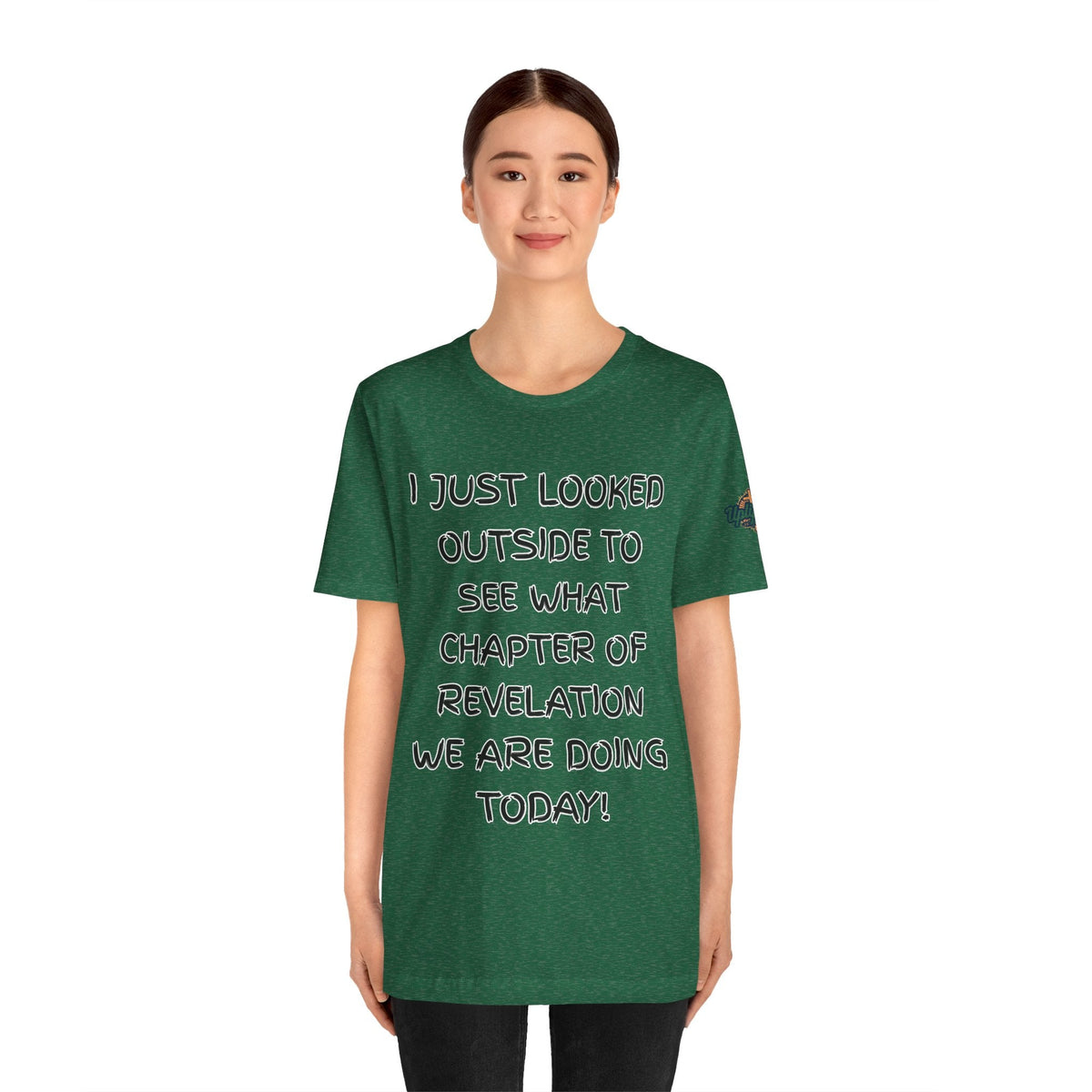 What Chapter of Revelation T-shirt – I Looked Outside My Window Christian T-shirt for End Times Humor & Faith Printify