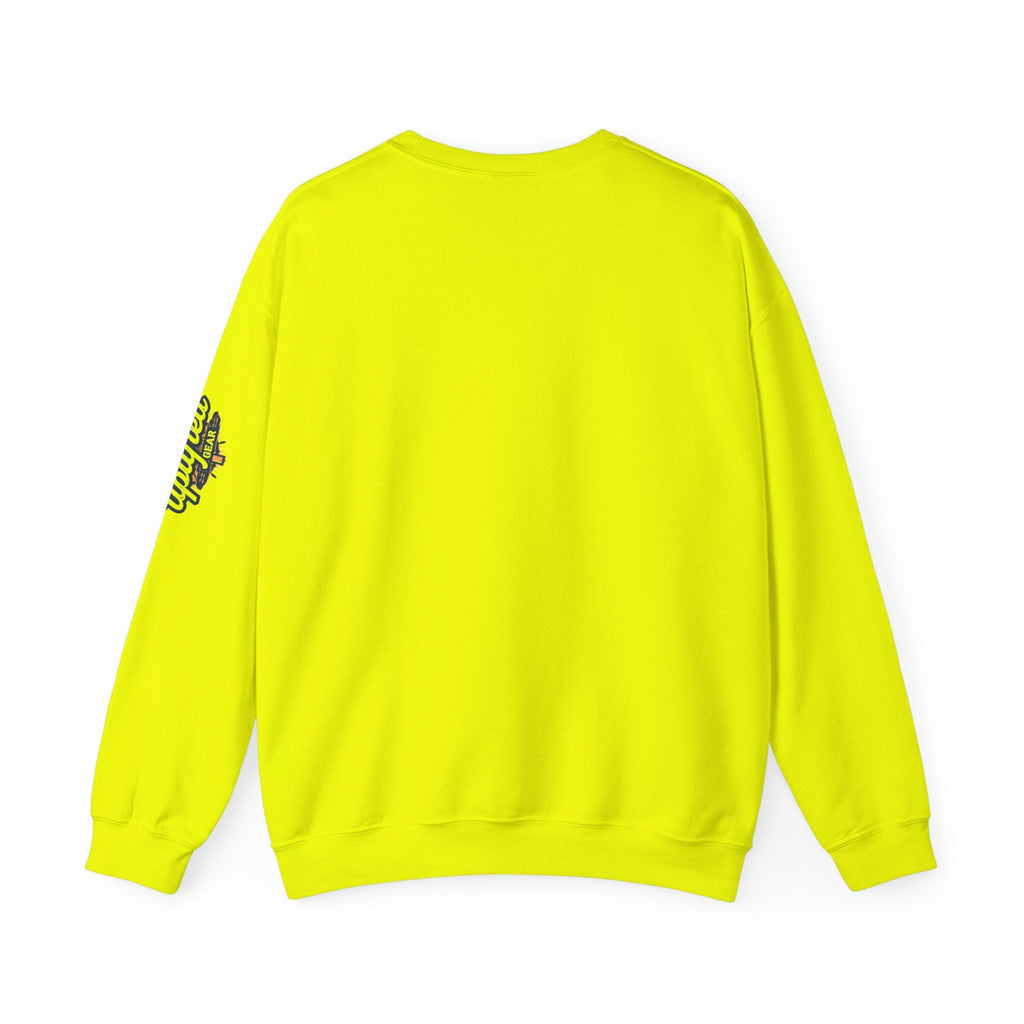 Jesus Saves Sweatshirt – Radiant Cross & Rays of Light Christian Sweatshirt for Eternal Hope & Faith Printify