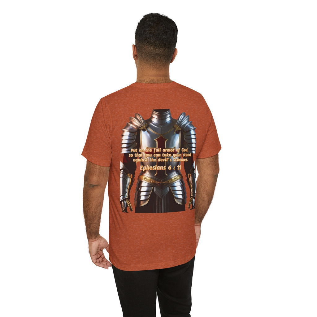 Religious Graphic Armor Of God Design - Unisex Jersey Short Sleeve Tee Printify