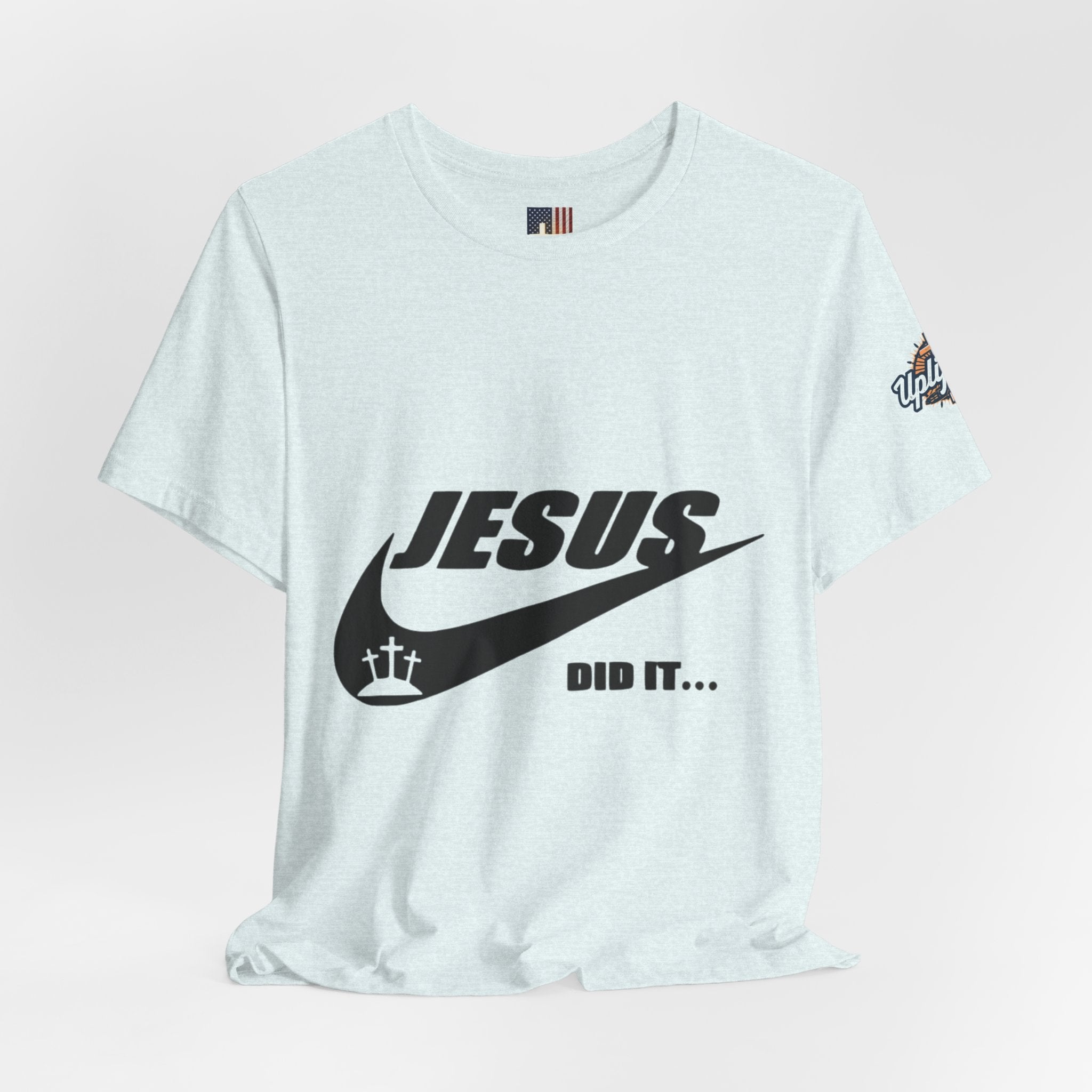 Jesus Did It T-shirt - Funny Christian Parody T-shirt - Faith & Victory Apparel Printify