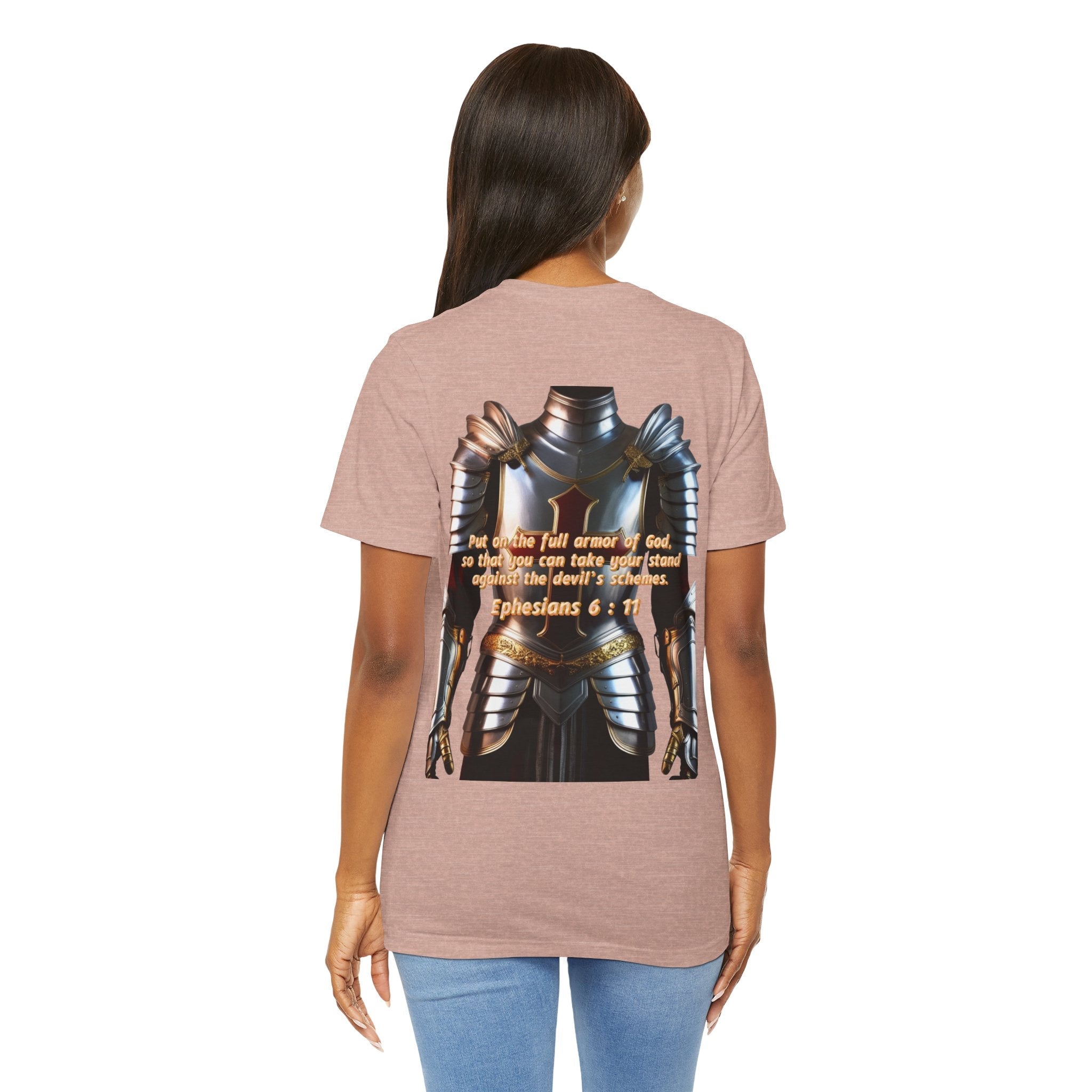 Religious Graphic Armor Of God Design - Unisex Jersey Short Sleeve Tee Printify