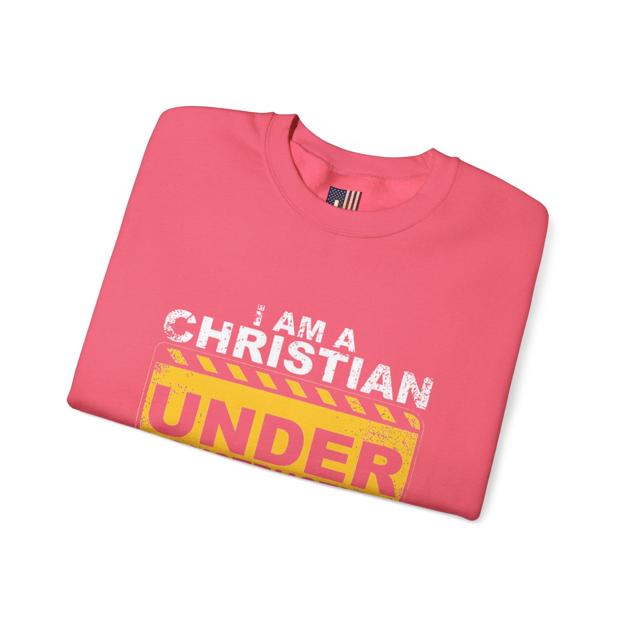 Christian Under Construction Sweatshirt | God Is Not Done With Me Yet Sweatshirt Printify