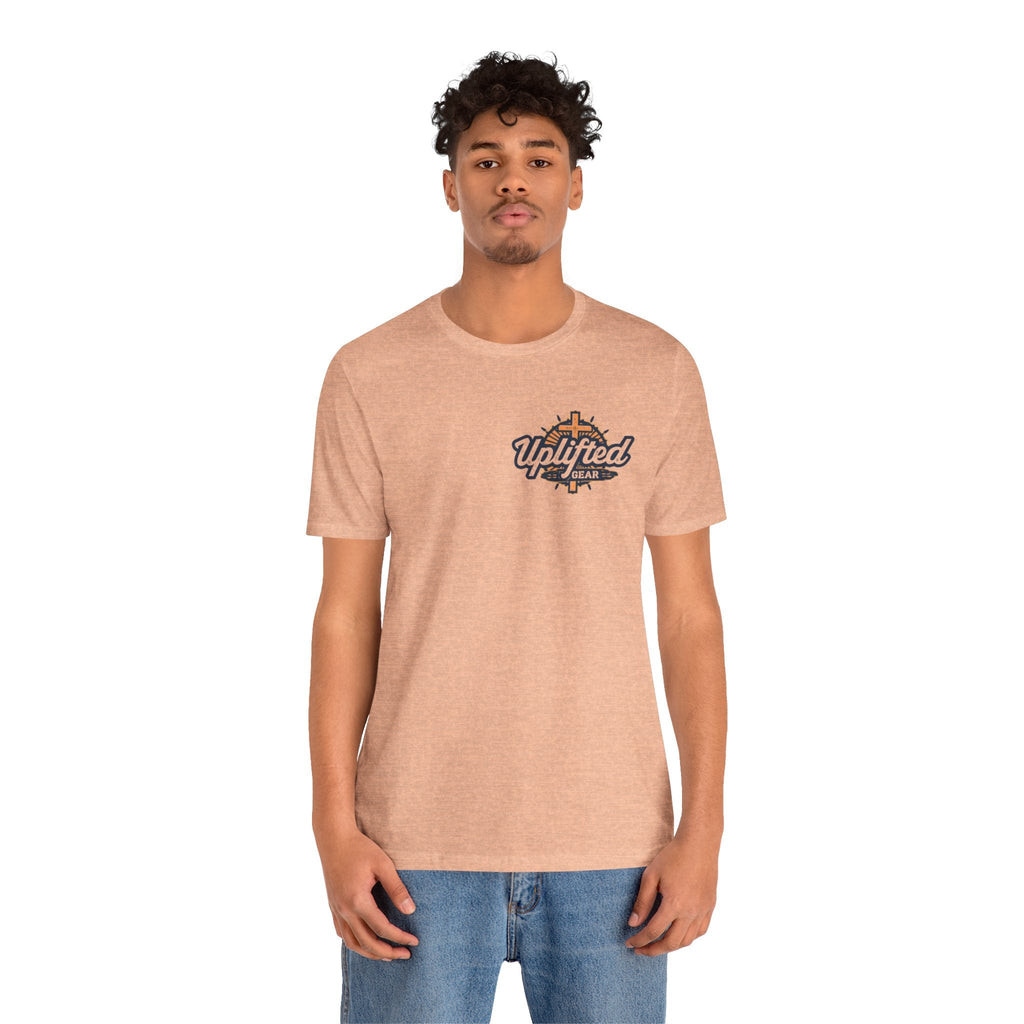 Religious Graphic Tee with Armor Of God Design Unisex Jersey Short Sleeve Tee Printify