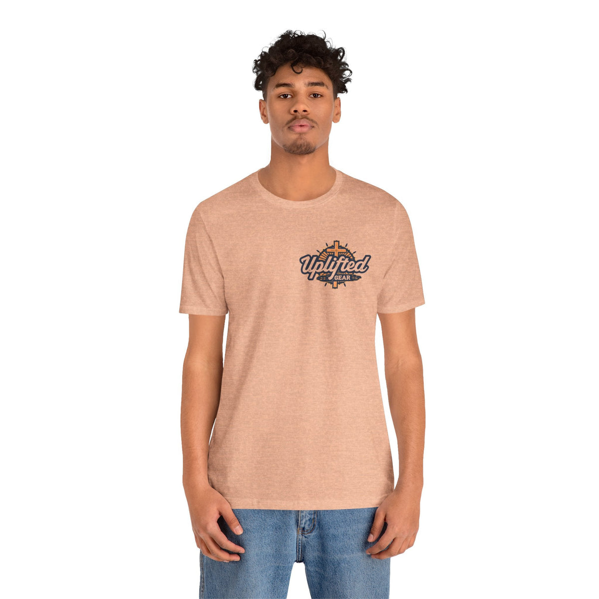 Religious Graphic Tee with Armor Of God Design Unisex Jersey Short Sleeve Tee Printify