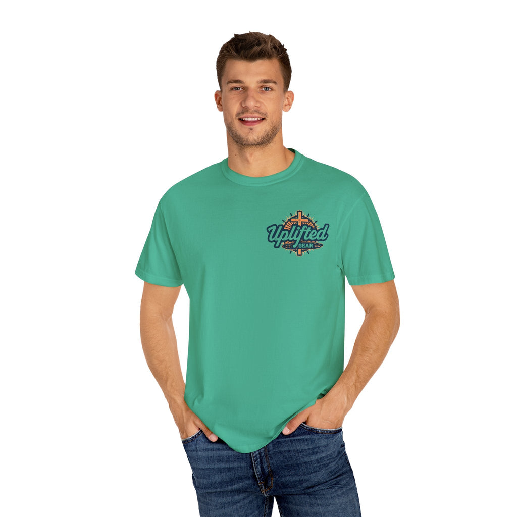 Trust in The Lord Proverbs 3:5-6 Biblical Design Unisex Garment-Dyed T-shirt Printify