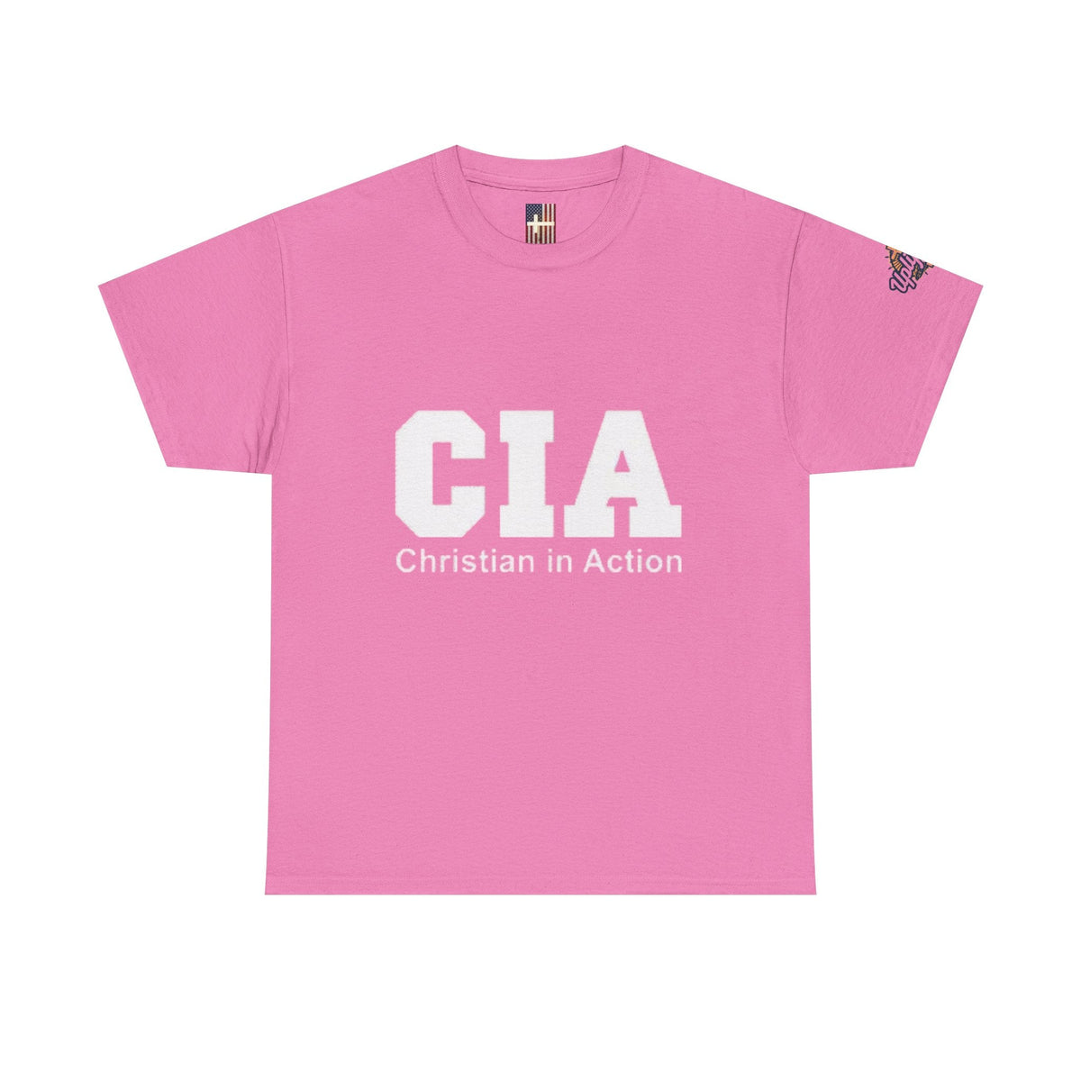 CIA Christian in Action T-shirt - Funny Faith Parody T-shirt - Mission Ready Apparel Printify
