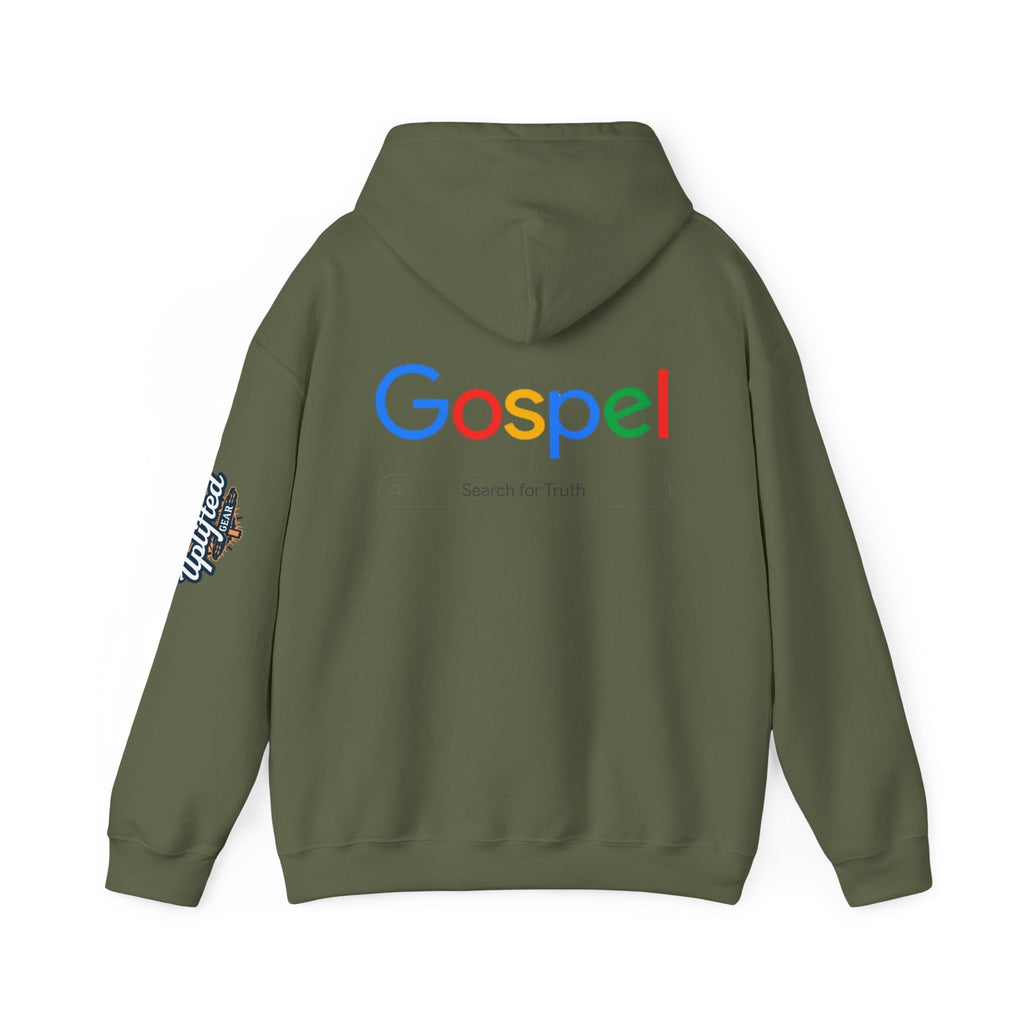 Gospel Hoodie — "Search for Truth" Christian Faith Pullover Printify