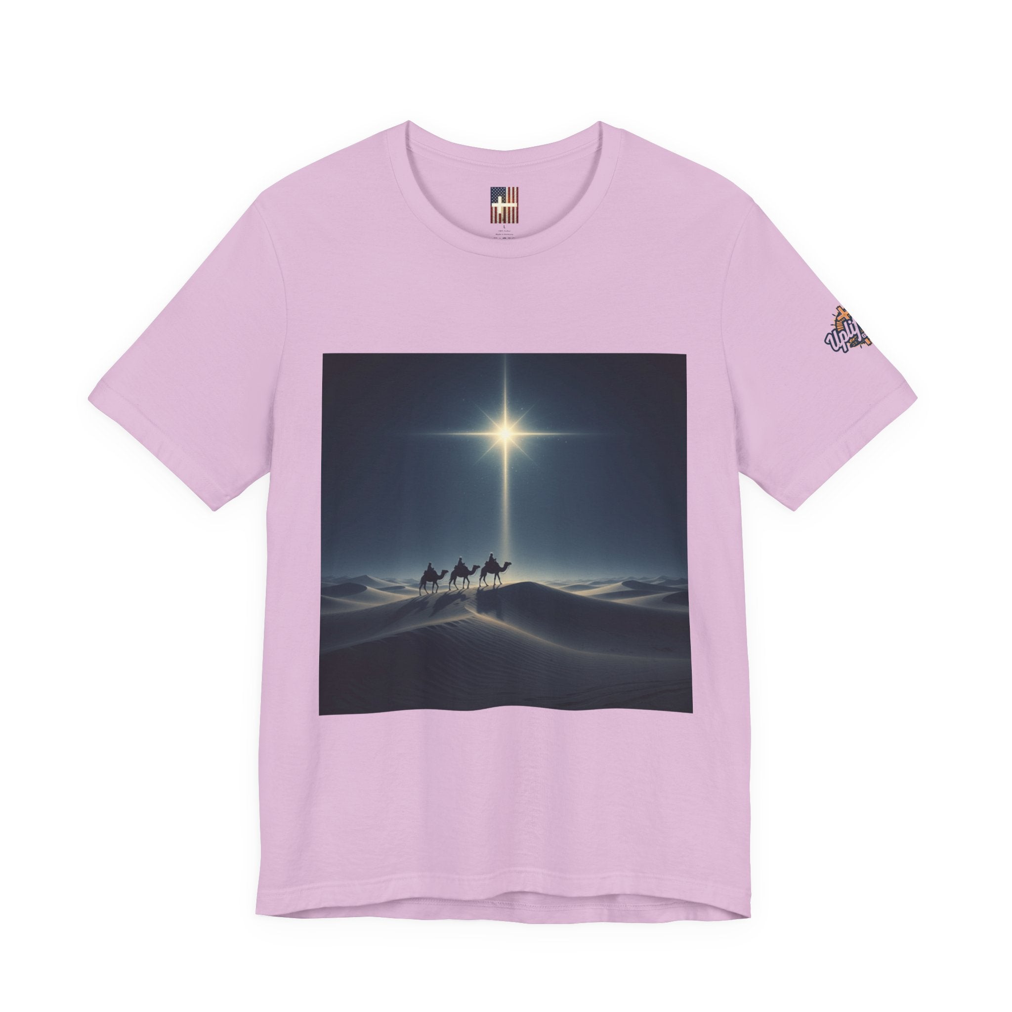 3 Wise Men T-shirt – Magi Camels Nativity Journey Christian Christmas T-shirt for Epiphany Faith & Holy Night Printify