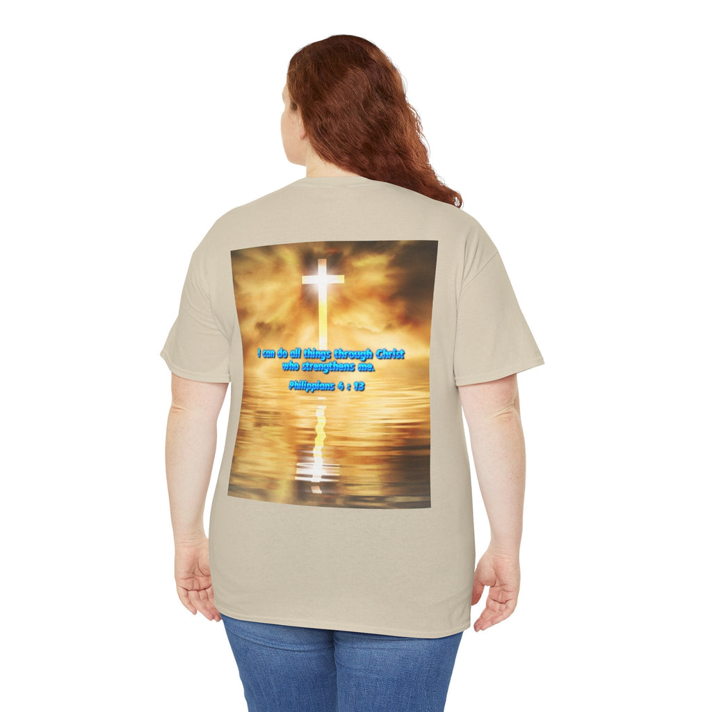 Bible Verse Unisex Tee - Philippians 4 : 13 Printify